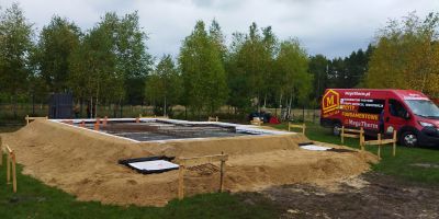 Płyta fundamentowa pod dom szkieletowy