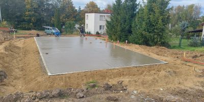 Ciepła Płyta fundamentowa Ulkowy / Pomorskie / grunty gliniaste wysadzinowe